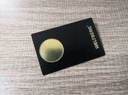 0.2mm Gold Metal RFID Card For Door Entrance Gym Locker