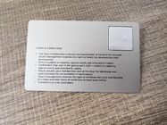 Rfid Contact Chip Nfc Ntag213 Metal Brushed Card For Door