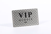 Engrave Name Business Metal Membership Card Silk Printed