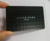 Gloss Uv PVC Business Cards Matte Black Silkscreen Printing