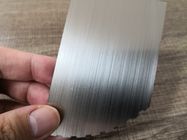 0.40mm Silver Brushed Stainless Steel Metal Card Logo Printing