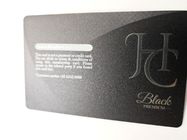 Frosted 0.5mm SS Metal Membership Card Debossed Logo