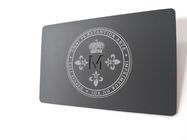 Luxury Plating CR80 Metal Membership Card With Silicone Coated