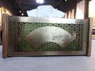 Luxury Custom Etching Metal Tissue Box With OEM Printing