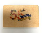 Washable Engraving Wooden Rfid Smart Card With Barcode
