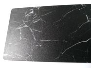 Blister Coating 85x54mm Black Frosted Marble Business Card