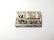 Frosted Engraved Silver Etch Metal Business Cards 85x54mm