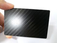 Plain Twill Carbon Fibre NFC N-tage216 Metal RFID Card