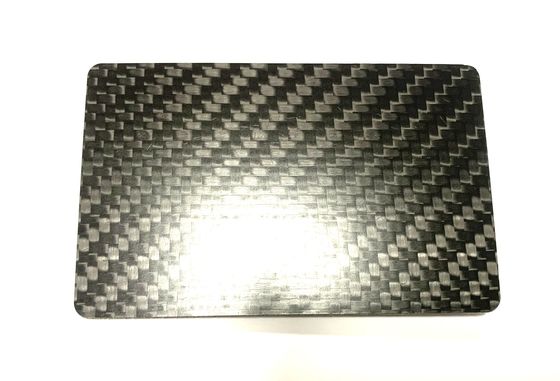 Plain Twill Carbon Fibre NFC N-tage216 Metal RFID Card