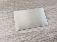 85x54mm Silver Brushed N-tage216 Nfc Metal Card 2cm Reading Distance