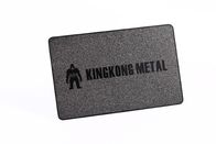 Frosted Stainless Steel Metal Business Cards For Night Bar Shop