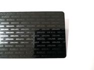 Customized Black Metal Business Cards With 4428 Big Chip