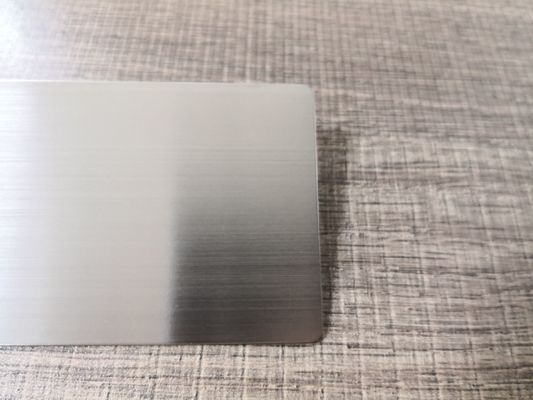 NFC N-tage213 Metal RFID Card Stainless Steel Brushed For Entrance