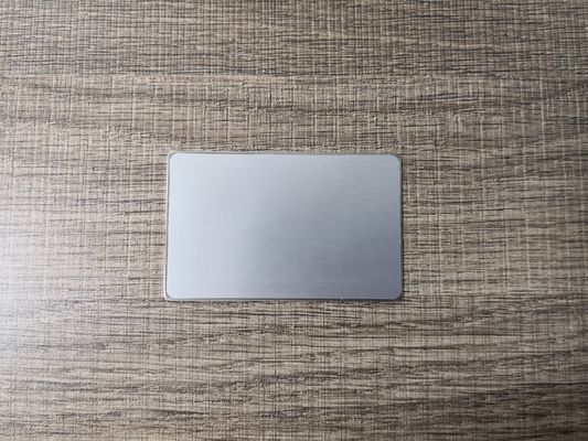 NFC N-tage213 Metal RFID Card Stainless Steel Brushed For Entrance