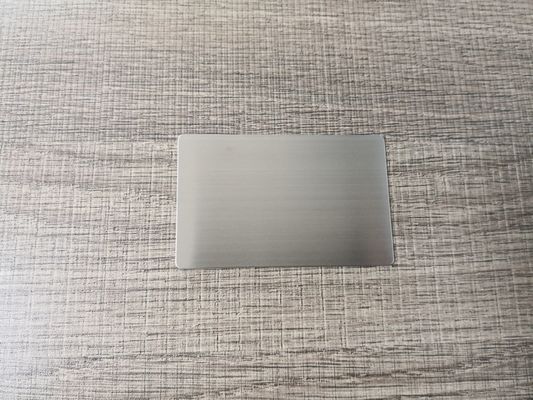 NFC N-tage213 Metal RFID Card Stainless Steel Brushed For Entrance