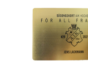 QR Code Metal Membership Card Brass Black Printing Brushed