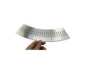 0.2mm Thick Metal Label Plates Stainless Steel Mesh Radio Sheet Etched Speaker Plate