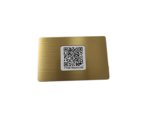 N-tage213 / 215 / 216 Nfc Metal RFID Card Customized Black Silver