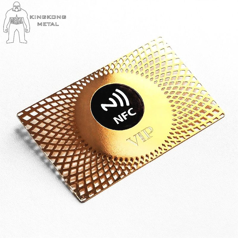 Customised Metal  Smart Rfid Hotel Key Cards 13.56mhz Door Entrance Hotel Supply
