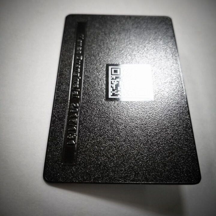 Secure Magnetic Rfid Identity Card Ultralight , Smart Printing Silver Strip Rfid Ic Card