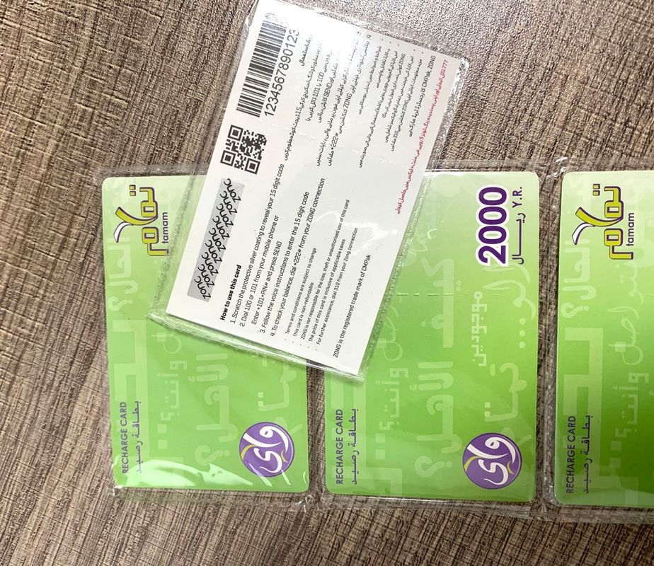 Custom Paper Lottery Ticket Scratch Card Printing Gloss / Matt Lamination