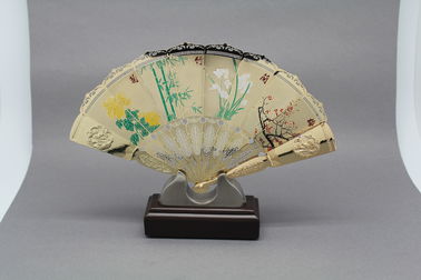 Memory  Metal Folding Fan , Custom  Stainless Steel Hand Fan  With Chinese Opera Printing